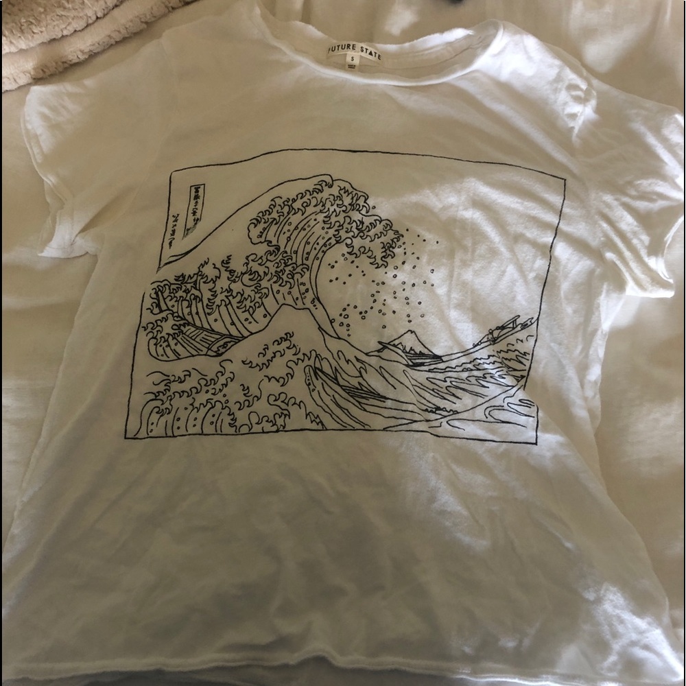 TOPSHOP WAVES BLOUSE